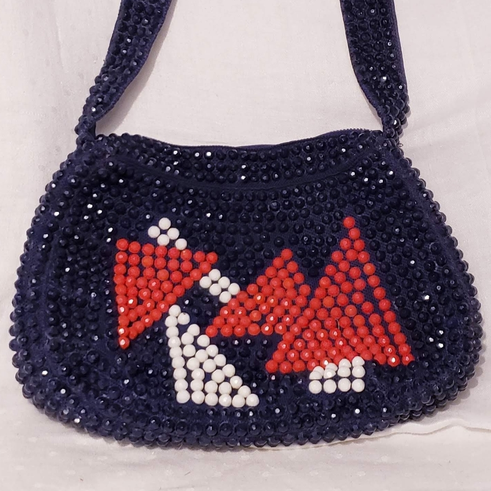 Collectible Roger Van's Beaded Shoulder Bag